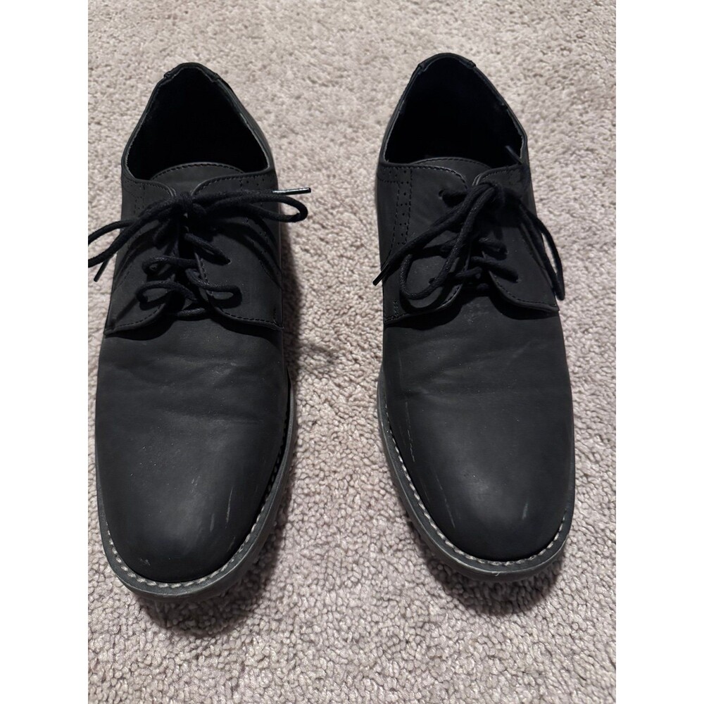 Jousen Milan Brand, Men’s Black Dress Shoes, Size 9 Footwear